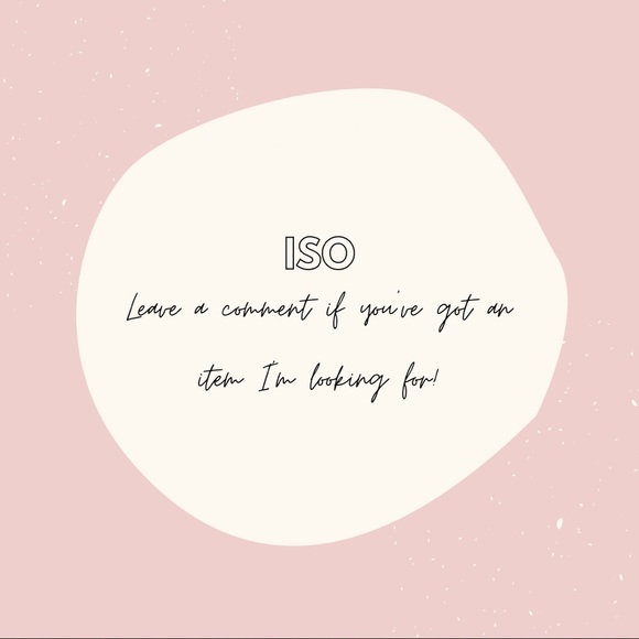 ISO!!!! - Picture 1 of 1